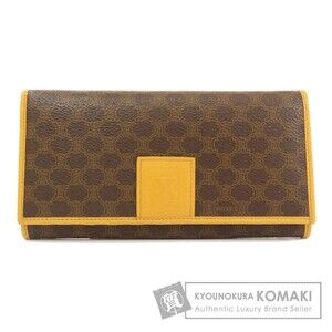 Celine Macadam Long Wallet Leather